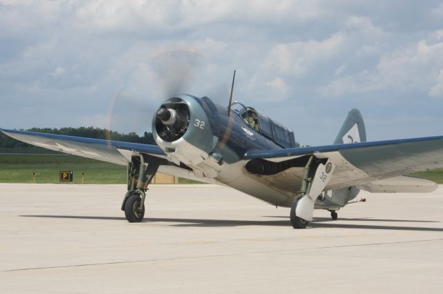 — — - Curtiss Helldiver at Outagamie County Airport Appleton, WI Oshkosh 2015.