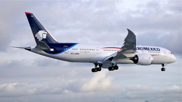 Boeing 787-8 (XA-AMX) - BOE783 on final to Rwy 16R to complete a flight test on 12/12/14. (ln 251 / cn 36843).