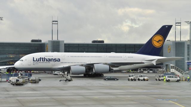 Airbus A380-800 (D-AIMF) - Lufthansa Airbus A380-841 D-AIMF in Frankfurt 