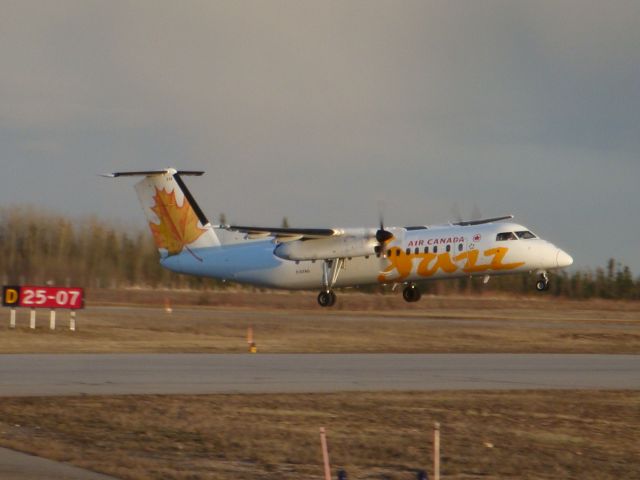 C-GTAG — - Former Time Air bird C-GTAG now flying under the Air Canada Jazz banner, just leaving Fort McMurray