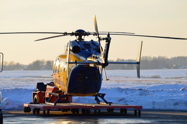 KAWASAKI EC-145 (N262MH) - Shot of Metro Lifeflight 3 based at Wayne County Airport (KBJJ) in Ohio. 