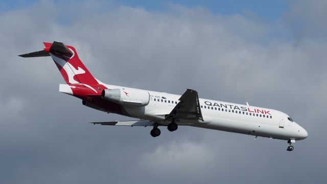 Boeing 717-200 (VH-NXK) - Boeing 717-231 msn 55092. QantasLink VH-NXK final rwy 21 YPPH 29 March 2020.