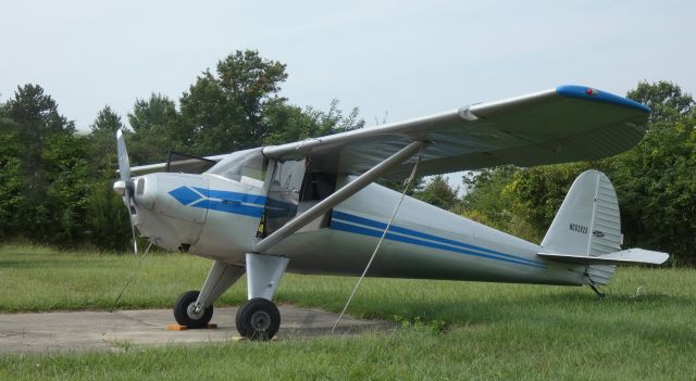 TEMCO Silvaire (NC62925) - Shown here is a recovering 1946 Temco Luscombe 8A Silvaire in the Summer of 2023.