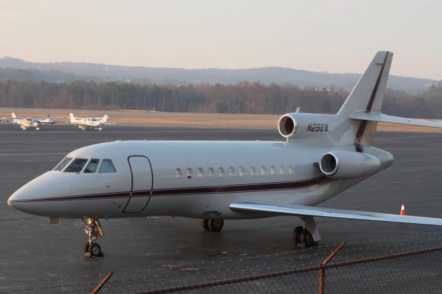 Dassault Falcon 900 (N298W) - Sitting on the rap at Signature at FTY on 02/15/2011