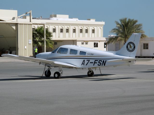 Piper Cherokee (A7-FSN) - At Doha, Qatar.