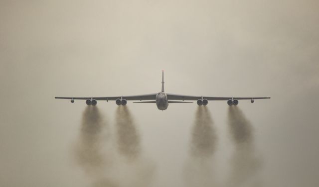 Boeing B-52 Stratofortress (60021LA) - c/n 464386.br /br /Full US military serial 60-0021.br /br /Operated by the 96th Bomb Squadron, part of the 2nd Bomb Wing based at Barksdale AFB, Louisiana.br /br /Seen during a flyby at the 2017 Sola Airshow,br /br /Stavanger Airport, Sola, Norway.br /br /11th June 2017