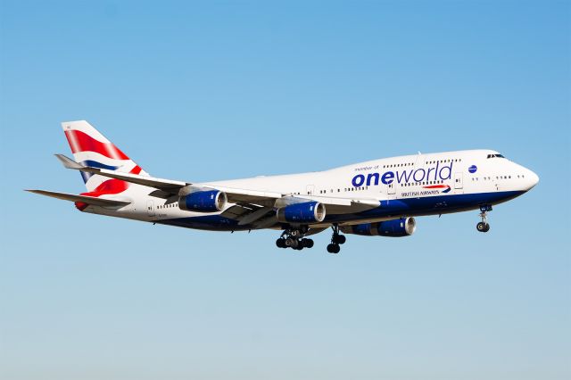 Boeing 747-400 (G-CIVC) - 12/02/2015 - British Airways G-CIVC B744 KDFW - OneWorld livery.