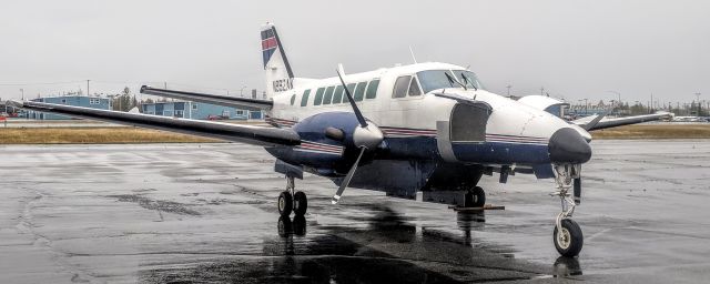 Beechcraft Airliner (N992AK) - Lake Clark Air apron, Merrill Field, Anchorage, AK