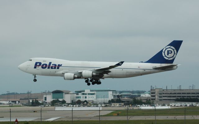 Boeing 747-400 (PAC214) - 1 of 2 Polars landing at CVG on a sunday morning or early afternoon