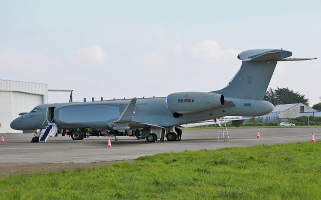 N849GA — - italian air force g550 caew n849ga at shannon 30/9/15.