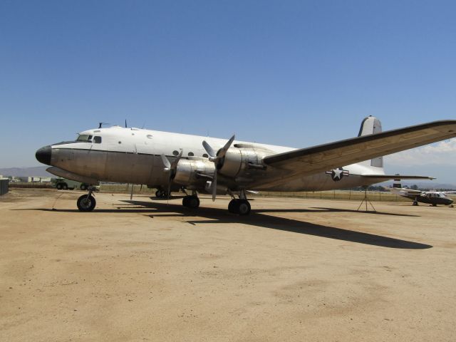 Douglas C-54 Skymaster (4272636) - A Douglas C 54/DC 4 "Skymaster" on display at March Field Air Museum.