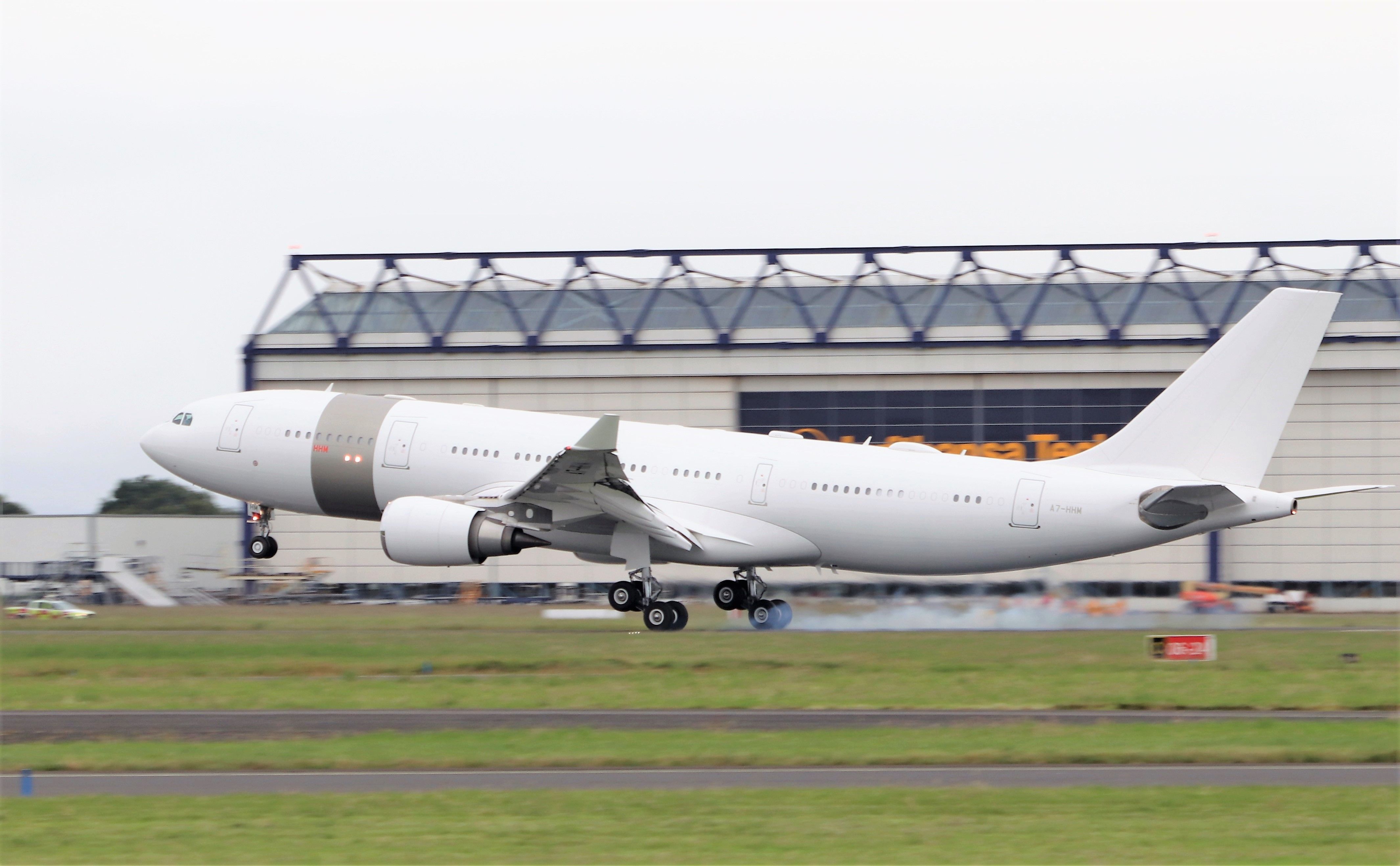 Airbus A330-200 (A7-HHM) - "qaf3" qatar amiri flight a330-202 a7-hhm landing at shannon this evening 8/7/21.