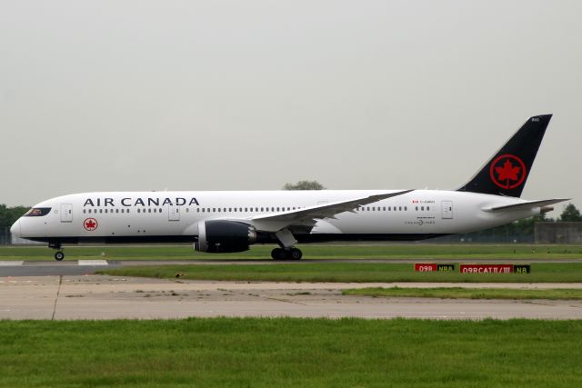 Boeing 787-9 Dreamliner (C-GWUU) - Departing rwy 27R on 19-May-23 operating flight ACA751 to CYYC.