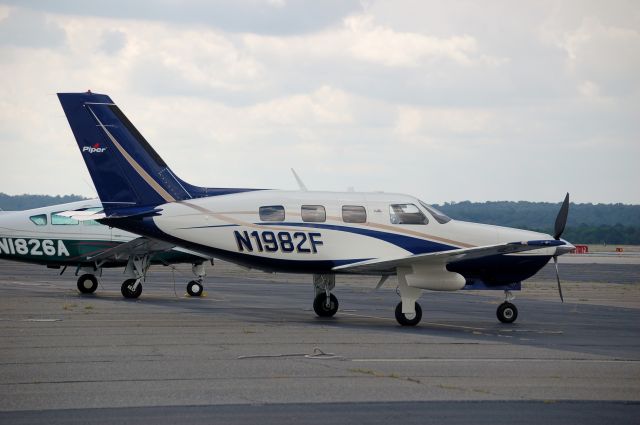 Piper Malibu Mirage (N1982F) - ON THE RAMP AT KMCN MACON GA.