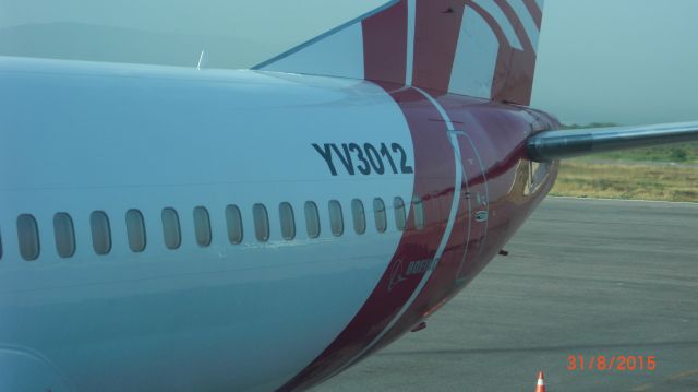 BOEING 737-400 (YV-3012) - BARCELONA, ANZOATEGUI - MIAMI, FLORIDA