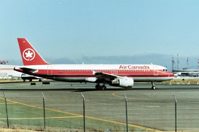 Airbus A320 (C-FKAJ) - SFO Summer 1996 shows LN 333 for Air Canada on Runway 1R for Vancouver or Toronto. This jet delivered new to ACA in July 1992 and few photos of this jet on line. I had my 6ft ladder in the pick up truck to clear the fence lines. The Millbrae Ave Airpark( Closed 9/11/2001) was an excellent viewing lot and was not always fenced in the early 1970s. I have shot many videos from here and you can search youtube under my screen name MarsAveSo to view some. I have quite a few I have never uploaded, hoping to do that sooner as retirement is near and I will have more time on my hands,,,,,hopefully.