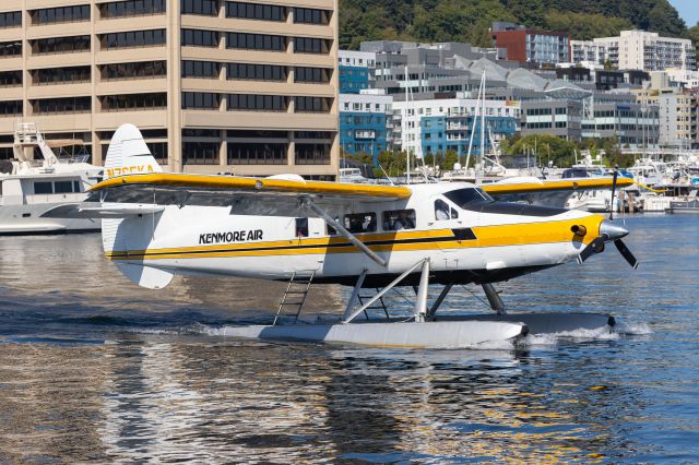 De Havilland Canada DHC-3 Otter (N765KA) - Photograph taken at the kenmore air base at Lake Union in Seattle Washington on September 9th, 2023