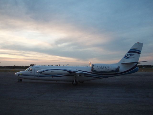 IAI 1124 Westwind (N43RP) - Richard Pettys Westwind sitting on the ramp