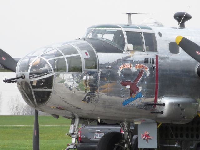 North American TB-25 Mitchell (N3774) - B-25D-35, Yankee Air Museum 4-15-17 @ Grimes Field.