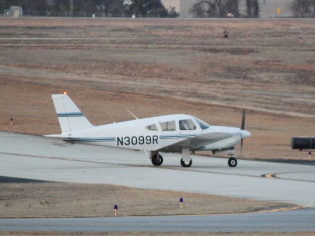 Piper Cherokee Arrow (N3099R) - Taxiing to 20R at PDK on 02/16/2011