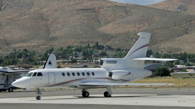 Dassault Falcon 50 (N980DM) - Sitting on the south ramp at Carson City