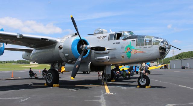 North American TB-25 Mitchell (N125AZ) - The Commemorative Air Force's North American B-25J / TB-25N Mitchell "Maid in the Shade" at Shelby County Airport, Calera, AL - May 16, 2024.