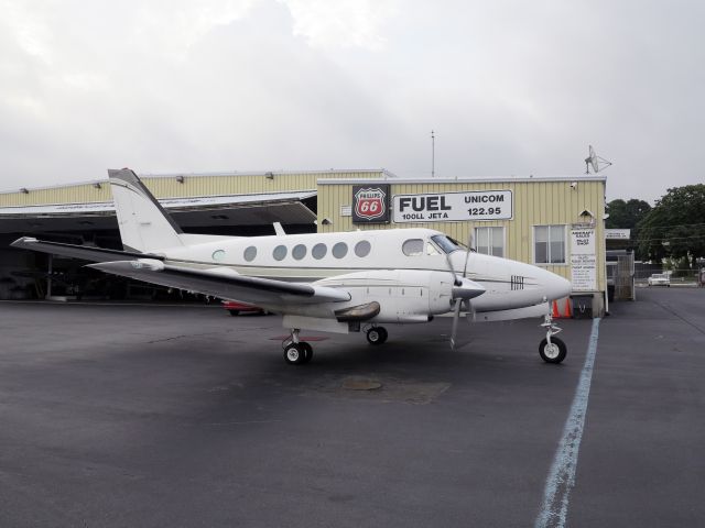 Beechcraft King Air 100 (N24EM) - Start up of the Garrett -10 engines.