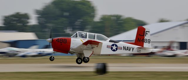 Beechcraft Mentor (N488JF) - On flightline