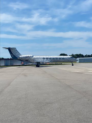 Gulfstream Aerospace Gulfstream V (N236MJ) - N236MJ on the ramp at KMRH 