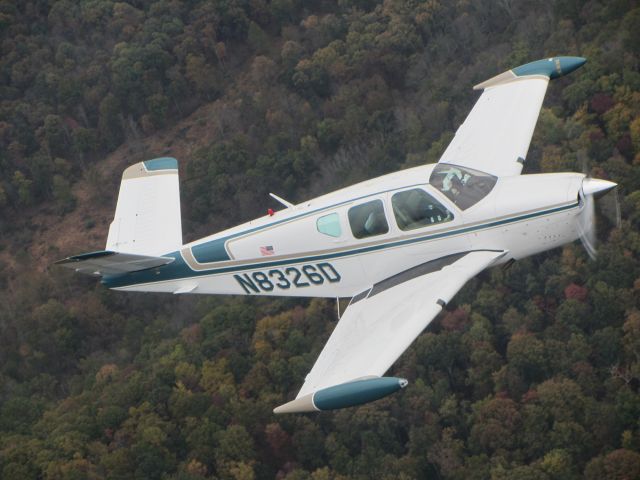 Beechcraft 35 Bonanza (N8326D) - Above Appalachia