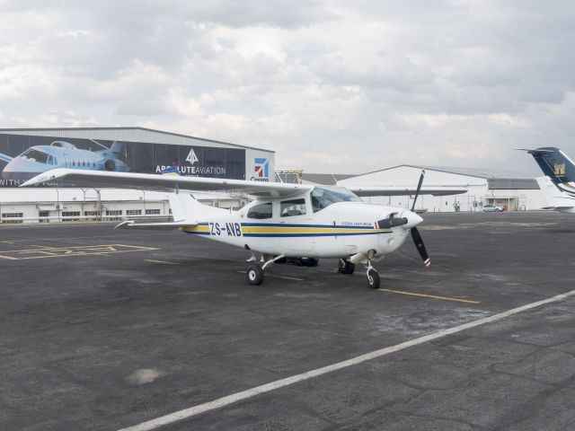 Cessna Centurion (ZS-AVB) - At Lanseria, South Africa. 23 NOV 2017.