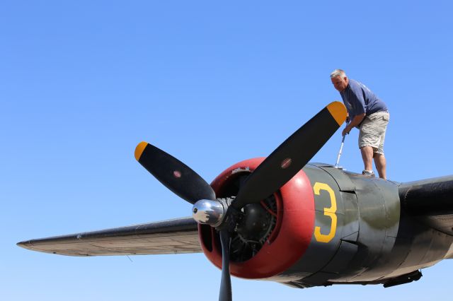 Consolidated B-24 Liberator (N224J) - Collings Foundation B-24J, Witchcraft, on 18 April 2015.