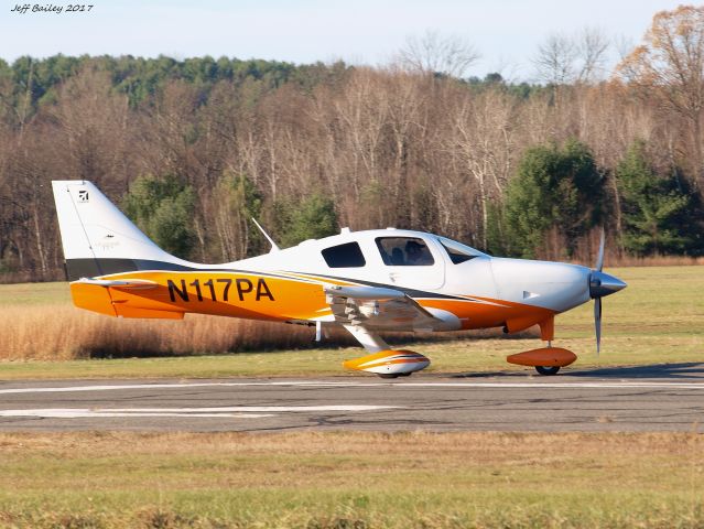 Cessna TTx (N117PA) -  Cessna TTx in nice paint landing at KGBR 11/12/2017 