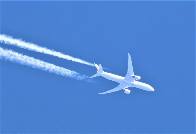 Boeing 787-8 (F-HRBE) - F-HRBE Boeing 787-9 Air France AFR174 de Paris CDG vers Mexico  City MEX Altitude 10972 Mètres Vitesse 856 Km/H Survolant le fleuve St-Laurent QC  à Lavaltrie le 15-04-2023 à 17:18