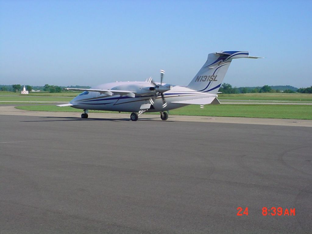 Piaggio P.180 Avanti (N131SL) - Parking on ramp 8/24/09