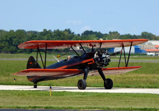 Boeing PT-17 Kaydet (N89X) - Shown here taxiing is a 1943 Boeing/Stearman Model 75 in the Summer of 2017.