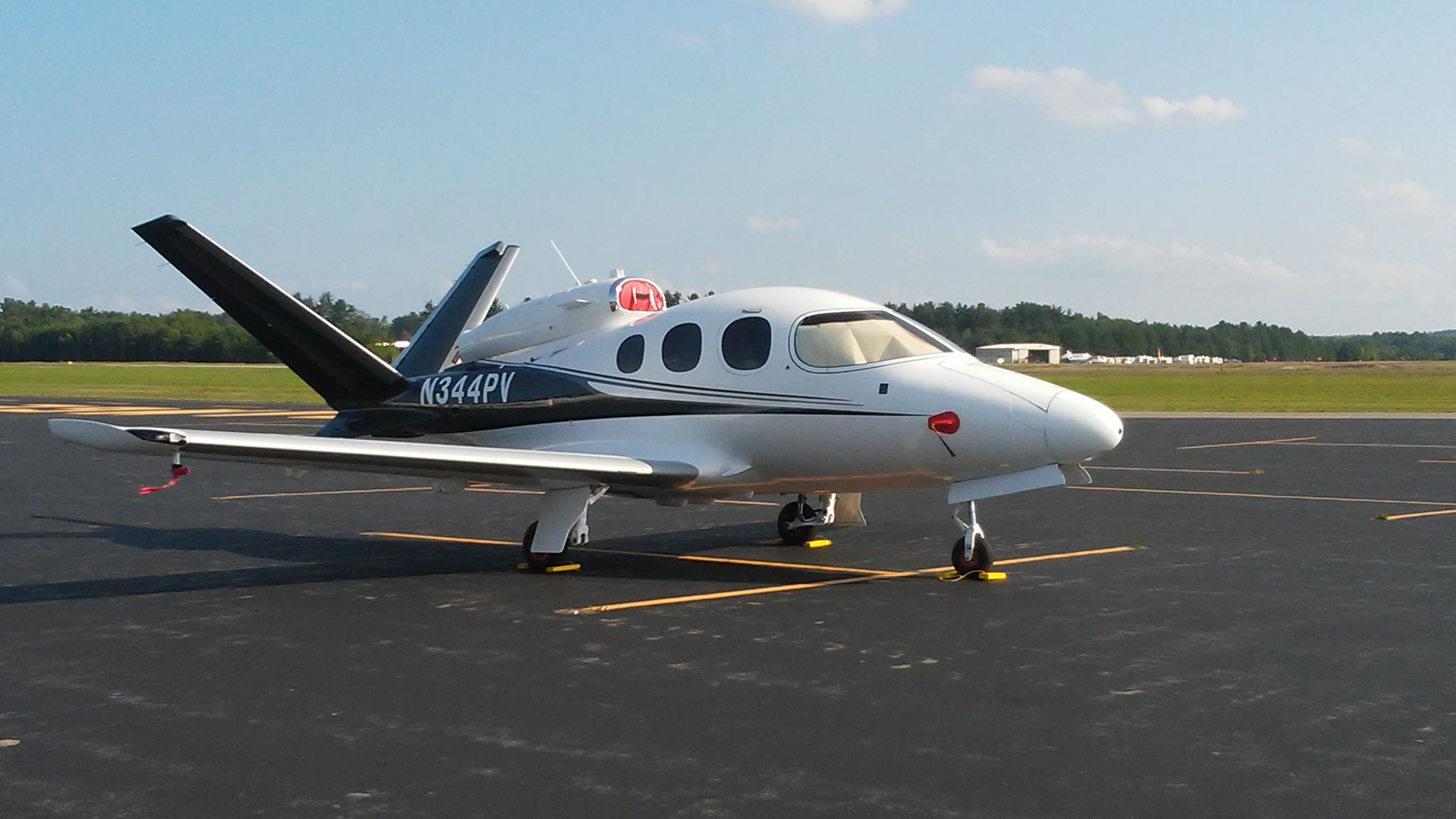 Cirrus Vision SF50 (N344PV) - Cirrus Vision jet on the ramp at Orange Municipal