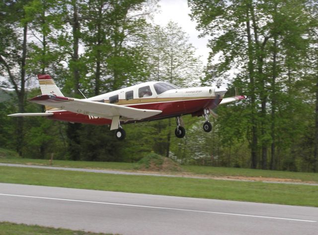 N529PE — - Piper Saratoga HP Leaving TN44, Deerfield Resort Tenn