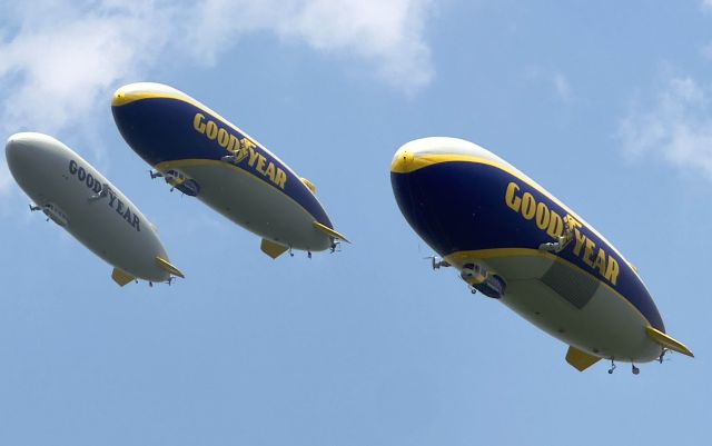 Unknown/Generic Airship (N1A) - 100th Anniversary of blimp operations celebration formation 