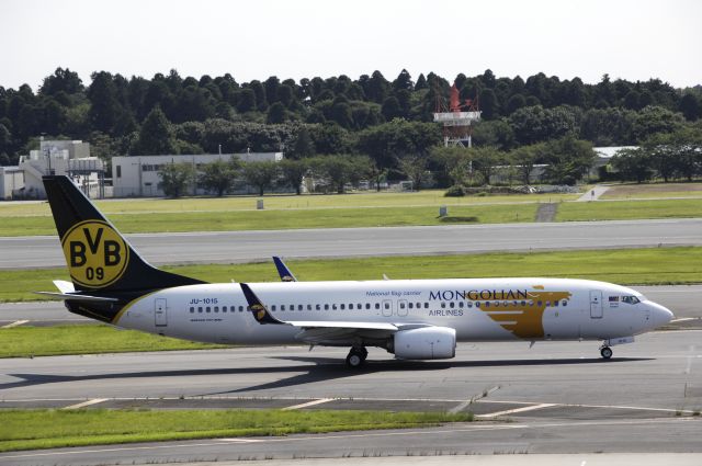 Boeing 737-800 (JU-1015) - Taxing at Narita on 2017/07/10