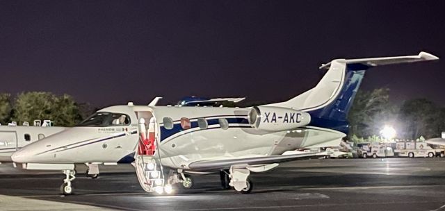 XA-AKC — - Phenom 100 en aeropuerto de Merida