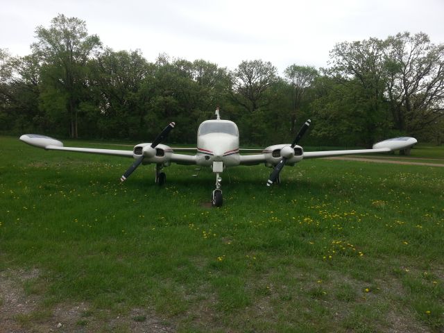 Cessna 310 (N2282F) - Clear Lake MN spring afternoon