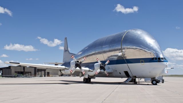 Aero Spacelines Super Guppy (N941NA) - NASAs Super Guppy prior to transferring a USAF T-38C Talon