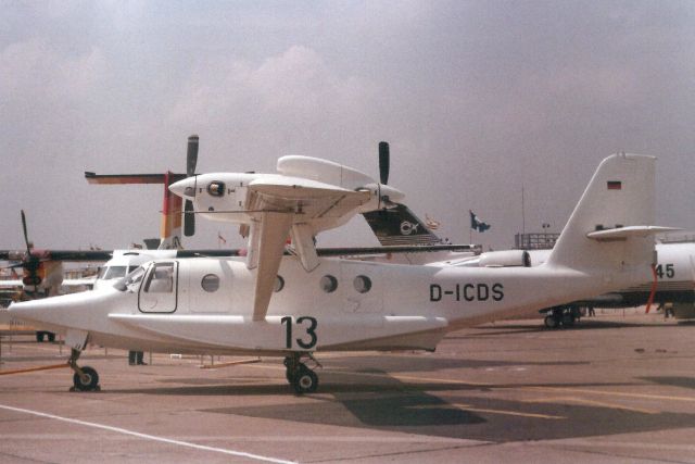 D-ICDS — - On display at the Paris Air Show on 4-Jun-85.br /br /Damaged beyond repair 24-Jul-85 in a wheels down accident when it tried to land on the Bodensee.