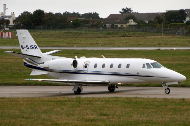 Cessna Citation Excel/XLS (G-OJER) - Gama Aviation Citation XLS+ taxiing to depart rwy 26 on 11-Sep-19 on a round trip to LEPA as GMA457.