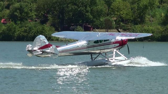 Cessna LC-126 (NC7422X) - Flight training on the Ohio River in Rising Sun, IN  Macs Seaplane Service    Seaplane training and sightseeing flight available.