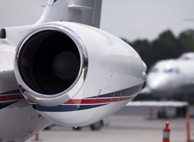 Learjet 35 (VTE701) - Operated by CFM Corporate Flight Management.