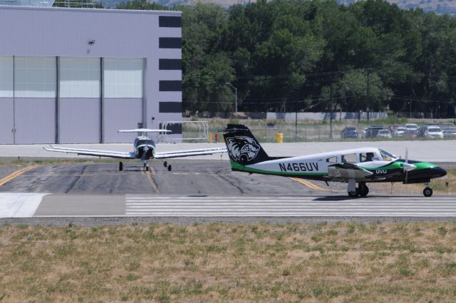 Piper PA-44 Seminole (N466UV) - First in line to take off, leaving Diamond Stars (N109UV) & (N119UV) in order to take off. br /Best viewed in full! 