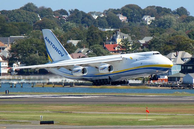 Antonov An-124 Ruslan (UR-82008) - ADB 2159 arriving from Keflavik on 22L