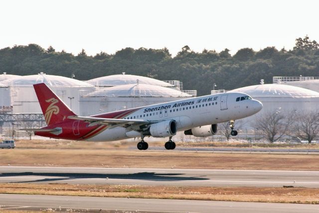 Airbus A320 (B-6280) - Tokyo Narita Dec.2010